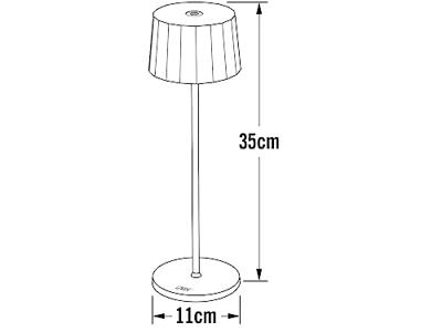 Konstsmide 7813-250 Positano USB-lamp LED LED vast ingebouwd 2.2 W Wit