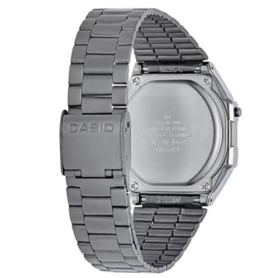 Horloge Heren Casio A168WEGG-1BEF Zwart Zilverkleurig (Ø 36 mm) (Ø 38 mm)