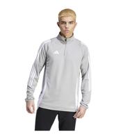 adidas Tiro 24 Trainingstrui 1/4-Zip Lichtgrijs Wit - thumbnail