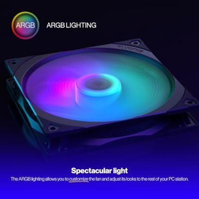 endorfy Fluctus 140 PWM ARGB PC-ventilator Zwart (b x h x d) 140 x 140 x 25 mm Incl. LED-verlichting