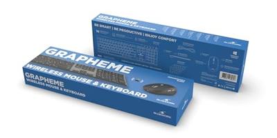 Toetsenbord + muis - BLUESTORK - draadloos - Grapheme - Zwart - PACK-WL-PC-BK / FR