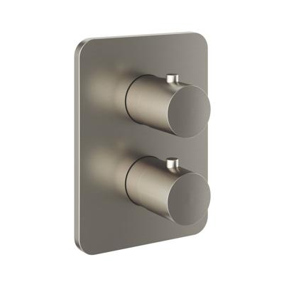 Hotbath Douchethermostaat Gal Inbouw 2-weg Omstel Geborsteld Nikkel PVD Hotbath Douchethermostaat Gal Inbouw 2-weg Omstel Geborsteld Nikkel PVD