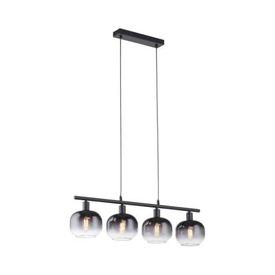 Just Light Zwarte hanglampZea 4-lichts - 15421-18