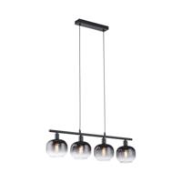 Just Light Zwarte hanglampZea 4-lichts - 15421-18 - thumbnail
