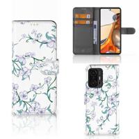 Xiaomi 11T | 11T Pro Uniek Hoesje Blossom White - thumbnail