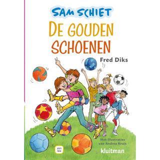 Kluitman Boek AVI M4 Sam Schiet Gouden Schoenen Kluitman Boek AVI M4 Sam Schiet Gouden Schoenen