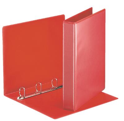 Esselte personaliseerbare ringmap, rug van 3,8 cm, 4 D-ringen van 20 mm, rood Esselte personaliseerbare ringmap, rug van 3,8 cm, 4 D-ringen van 20 mm, rood