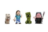 A Minecraft Movie Metalfigs Diecast Mini Figures 4 Pack - Steve, Creeper, Dennis & Malgosha - thumbnail