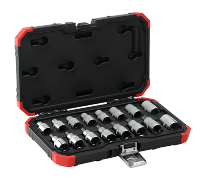 Gedore RED R68003016 3300009 Dopsleutelinzetset 16-delig