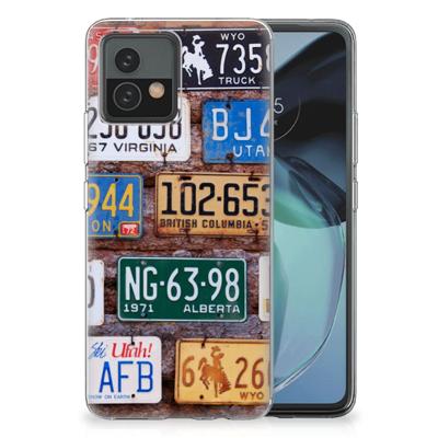 Motorola Moto G72 | Siliconen hoesje | met foto Kentekenplaten
