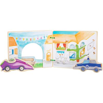 Houten boekje - Politie (interactief) - FSC® Houten boekje - Politie (interactief) - FSC®