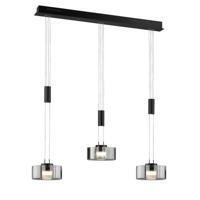 Fischer & Honsel 3-lichts hanglampLavin zwart - 61096 - thumbnail