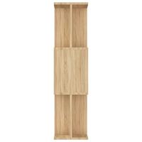 Boekenkast/kamerscherm 80x24x96 cm bewerkt hout sonoma eiken - thumbnail