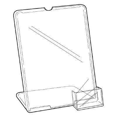 L-standaard A4 met visitekaarthouder