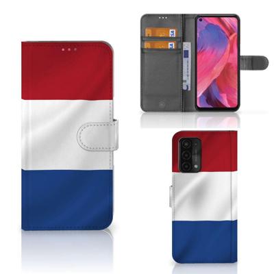 OPPO A54 5G | A74 5G | A93 5G | Bookstyle Case | Nederlandse Vlag