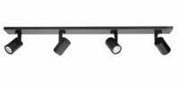 Highlight Spot HALO 4 lichts balk L 91 cm zwart - thumbnail