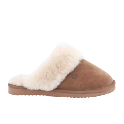 Warmbat Flurry Suede Pantoffel Dames Cognac 37