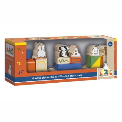 Bambolino Toys Nijntje blokkentrein hout Bambolino Toys Nijntje blokkentrein hout