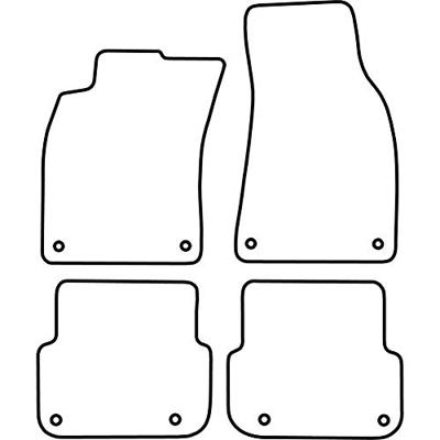 Automatten passend voor Audi A6 2004-2007 TMAU515 Automatten passend voor Audi A6 2004-2007 TMAU515