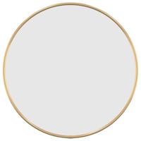 VidaXL Wandspiegel rond ø40 cm goudkleurig - thumbnail