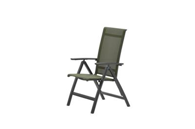 Gala verstelbare stoel carbon black/moss green Garden Impressions - Garden impressions