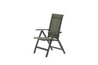 Gala verstelbare stoel carbon black/moss green Garden Impressions - Garden impressions - thumbnail
