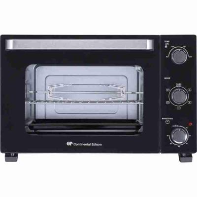 CONTINENTAL EDISON CEMF35B4 - Elektrische mini-oven 35L zwart - 1500W - Draaispit, Natuurlijke convectie CONTINENTAL EDISON CEMF35B4 - Elektrische mini-oven 35L zwart - 1500W - Draaispit, Natuurlijke convectie