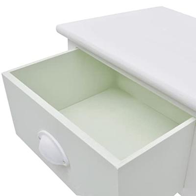 Franse nachtkastjes hout 2 st