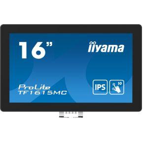 Iiyama ProLite TF1615MC-B1 Touchscreen monitor Energielabel: E (A - G) 39.6 cm (15.6 inch) 1920 x 1080 Pixel 16:9 25 ms HDMI, DisplayPort, VGA, Audio-Line-out Iiyama ProLite TF1615MC-B1 Touchscreen monitor Energielabel: E (A - G) 39.6 cm (15.6 inch) 1920 x 1080 Pixel 16:9 25 ms HDMI, DisplayPort, VGA, Audio-Line-out