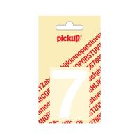 Deco cijfer 7 helvetica wit 60 mm Pickup - Pickup - thumbnail