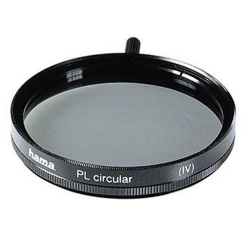 Hama Polarisatiefilter, 4-Voudige AR-Vervanging, Circulaire Poolfilter, Voor 27 mm Foto-Cameralens, 49 mm, Zwart
