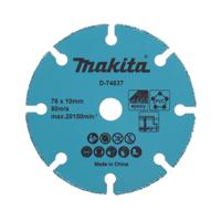 Makita Accessoires 76 mm Doorslijpschijf HM/TCG 76x10x1,75mm voor DMC300 - D-74837 - thumbnail