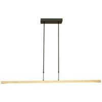 Masterlight Zwarte hanglampReal 3 met goud 130cm - 2976-GL-S-2XP-DW - thumbnail