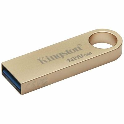 Kingston DataTraveler SE9 G3 USB-stick Retail 128 GB Goud DTSE9G3/128GB USB-A 3.2 Gen 1