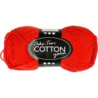 Creativ Company Katoengaren, rood, 50gr, 170m - thumbnail