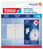 tesa 77762 Klevende spijkers Wit Inhoud: 2 stuk(s) - thumbnail