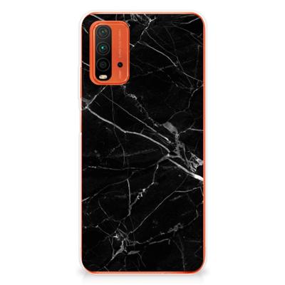 Xiaomi Poco M3 | TPU | Siliconen hoesje | Marmer Zwart - Origineel Cadeau Vader