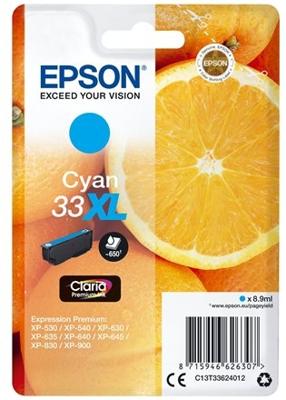 Epson Inktcartridge 33XL Origineel Cyaan C 13 T 33624012