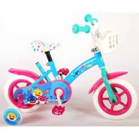 Volare Ocean kinderfiets - unisex - 10 inch - roze blauw - doortrapper - thumbnail