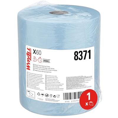 Kimberly Clark 8371 WYPALL X60 8371 Schoonmaakdoek 1 lagen Aantal: 500 stuk(s) Kimberly Clark 8371 WYPALL X60 8371 Schoonmaakdoek 1 lagen Aantal: 500 stuk(s)