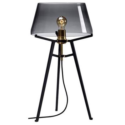 Tonone Ella Tafellamp - Zwart - Grijs