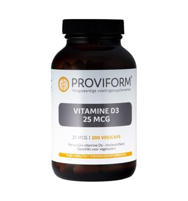 Proviform Vitamine D3 25mcg Vegicaps Proviform Vitamine D3 25mcg Vegicaps