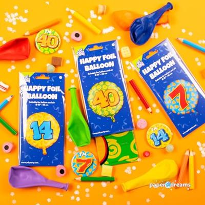 Happy party ballon - It&apos;s a boy 8 st - thumbnail