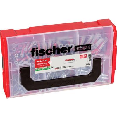 Fischer 535969 DUOPOWER Assortimentsdoos pluggen 210 onderdelen Fischer 535969 DUOPOWER Assortimentsdoos pluggen 210 onderdelen