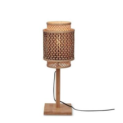 GOOD&MOJO Tafellamp 'Bhutan' Bamboe, 45cm, kleur Naturel/Zwart GOOD&MOJO Tafellamp 'Bhutan' Bamboe, 45cm, kleur Naturel/Zwart