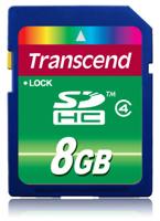 Transcend Standard SDHC-kaart Industrial 8 GB Class 4 - thumbnail