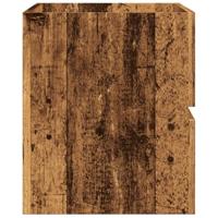 Badkamerwandkast 80x38,5x45 cm bewerkt hout oud houtkleurig - thumbnail