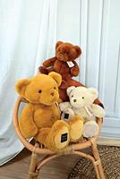 Knuffel teddybeer - HISTOIRE D'OURS beige - thumbnail