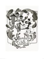 Kunstdruk Mickey Mouse - Steamboat Willie Steam 60x80cm - thumbnail