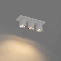 QAZQA Moderne plafondspot wit 3-lichts - Tubo - thumbnail